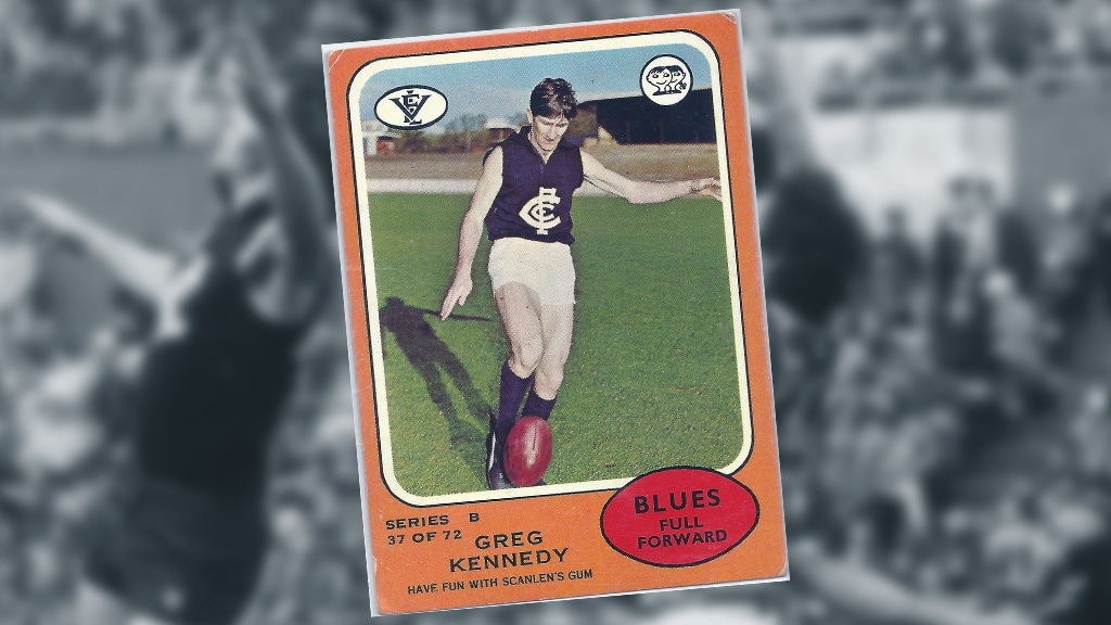 190811_KennedyHero.jpg Greg Kennedy sporting the PUMA boots. - Carlton,Carlton Blues,AFL,Ikon Park